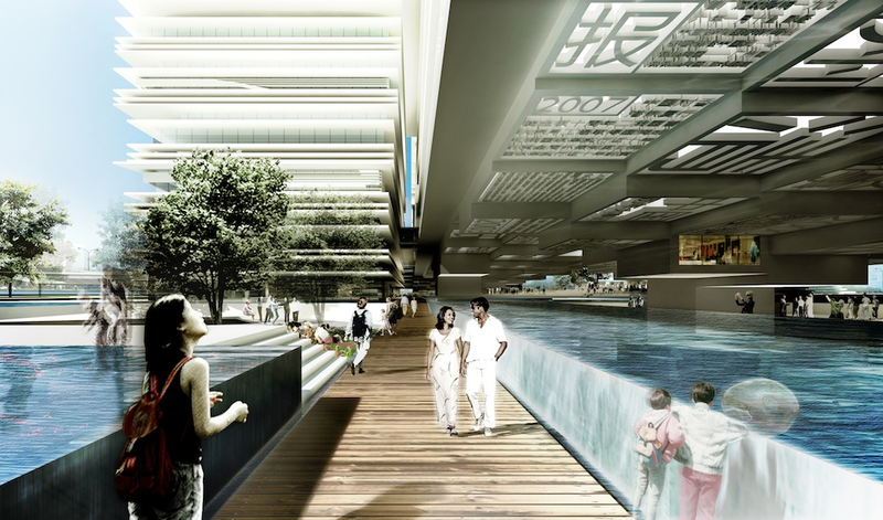 Illustration for article titled This Chinese Culture Center Looks Like It's About to Blow Away